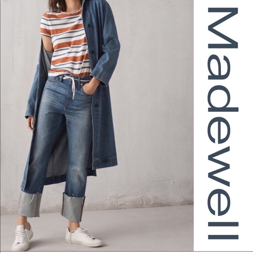Madewell ridged crop jeans EUC - Picture 2 of 9